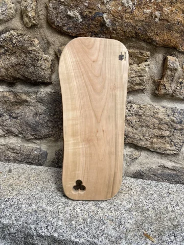 Plateau de pr&eacute;sentation en bois massif en cerisier Breul